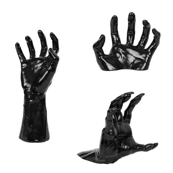 Devil Hand Wall Hanging Decoration PVC Witchcraft Theme Halloween Ornament