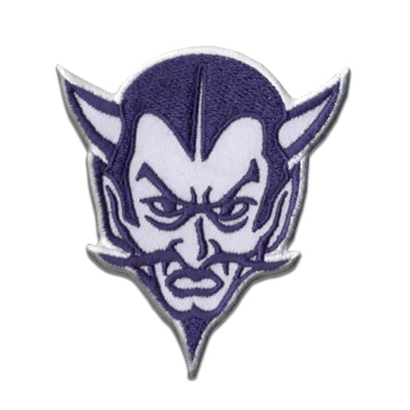 Devil Head Embroidered Patch Iron On And Sew On Badge For Jackets, Backpacks, Hats And Clothing Durable Threadwork, Sharp Details