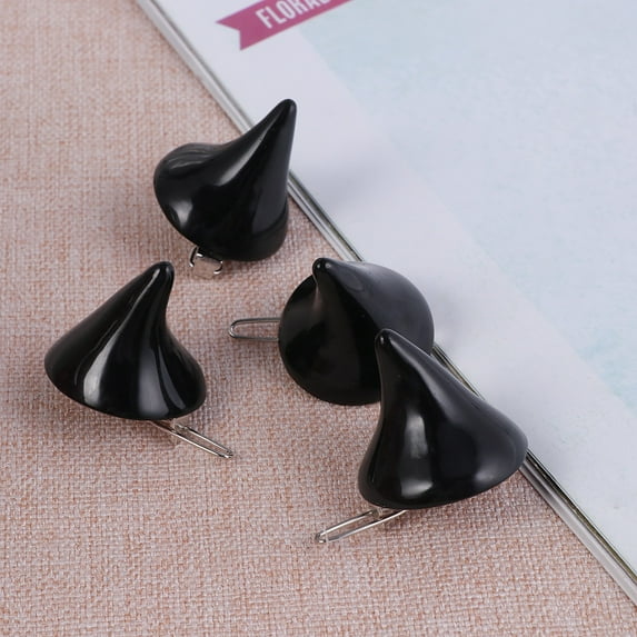 LIOOBO Hair Styling Accessories Horn Hair Clips Metal 4Pcs