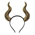 thumbnail image 1 of Horns Headband Gothic Red Large Demon Sheep Horn Hairband Cosplay Hair Hair Accessories for Women Halloween Masquerade Party Dress Up Supplies, 1 of 4