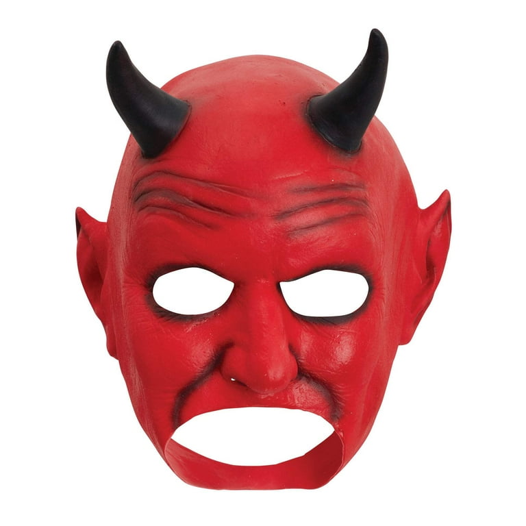 Devil Latex Mask Mouth Free Devil Latex Mask Mouth Free