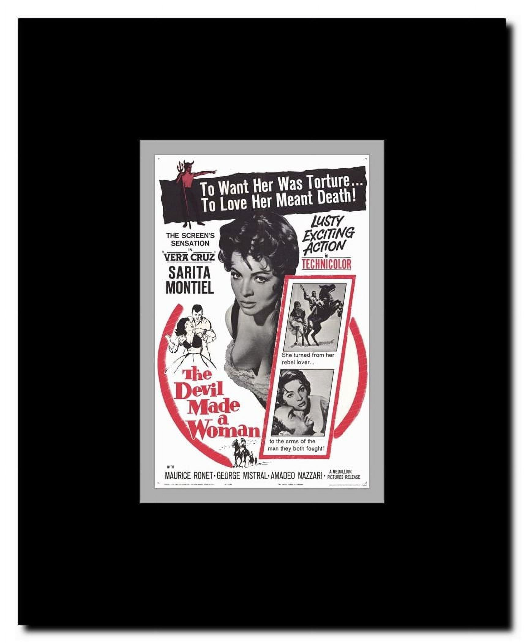 Devil Made a Woman Framed Movie Poster
