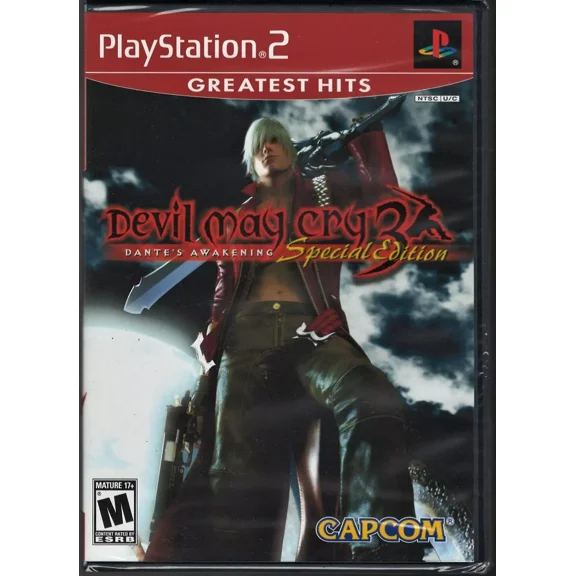 Devil May Cry 3 (Greatest Hits) PS2 (Brand New Factory Sealed US Version) Playst