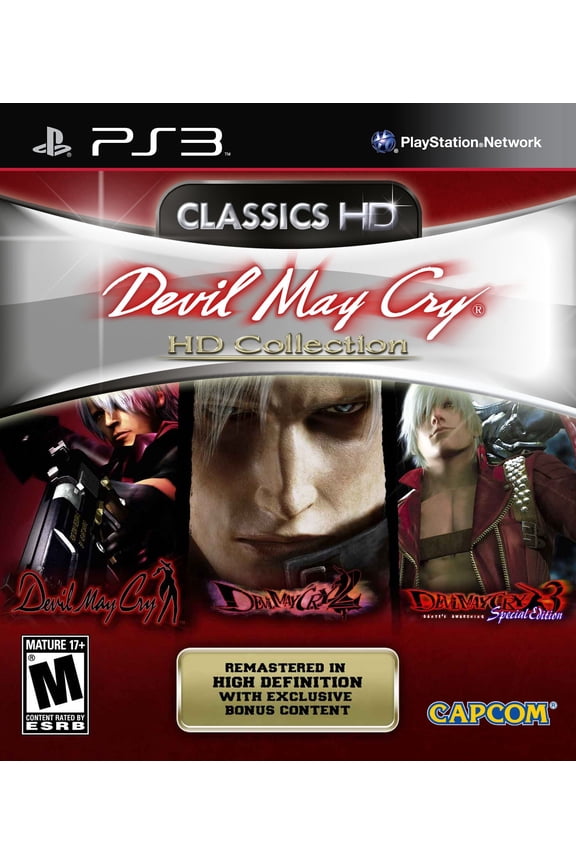 Restored Devil May Cry Collection Action Adventure Video Game for Nintendo, Physical, Parental Controls