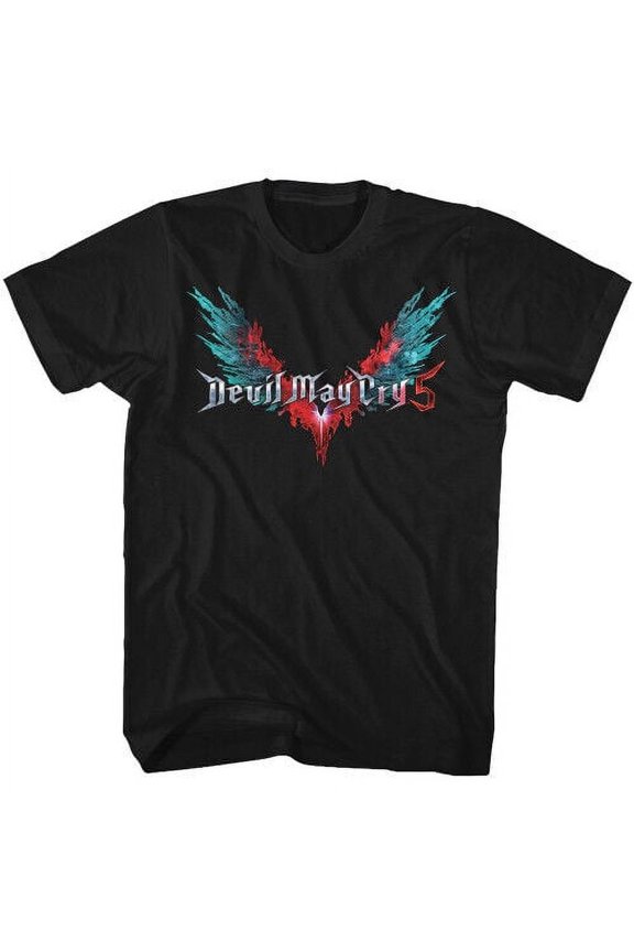 Devil May Cry Logo Tees Black Adult T-Shirt