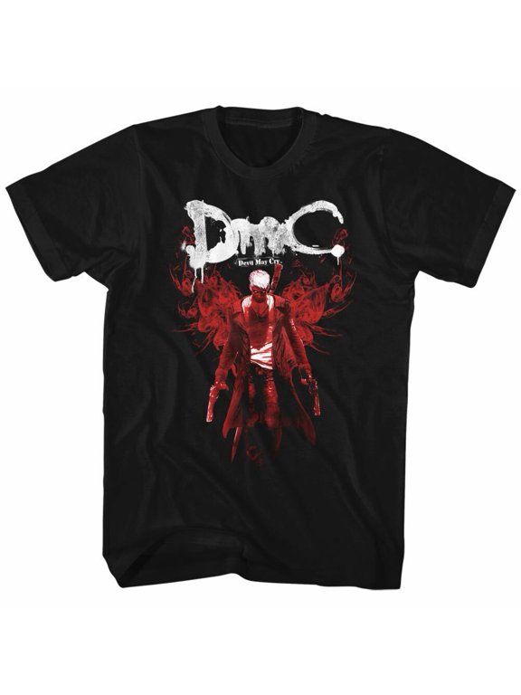 Devil May Cry New T-Shirt DEFINITIVE Mens Gaming CapCom Black Cotton SM - 5XL