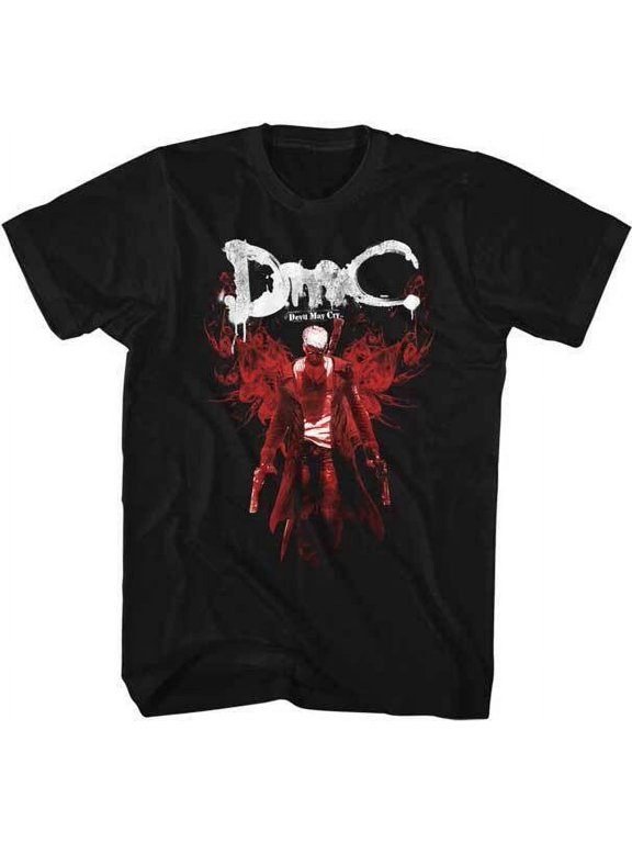 Devil May Cry New T-Shirt Mens Gaming CapCom Definitive Black Cotton SM - 5XL