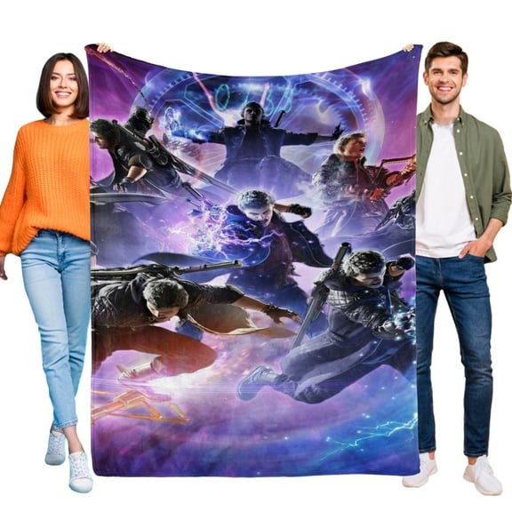 Devil May Cry Throw Blanket Gifts for Fans Lover Girls Boys Women Present Hoodie Him Bed 60"x80"
