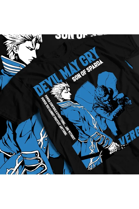 Devil May Cry virgil Unisex Men's Cotton T-Shirt All Size | eBay