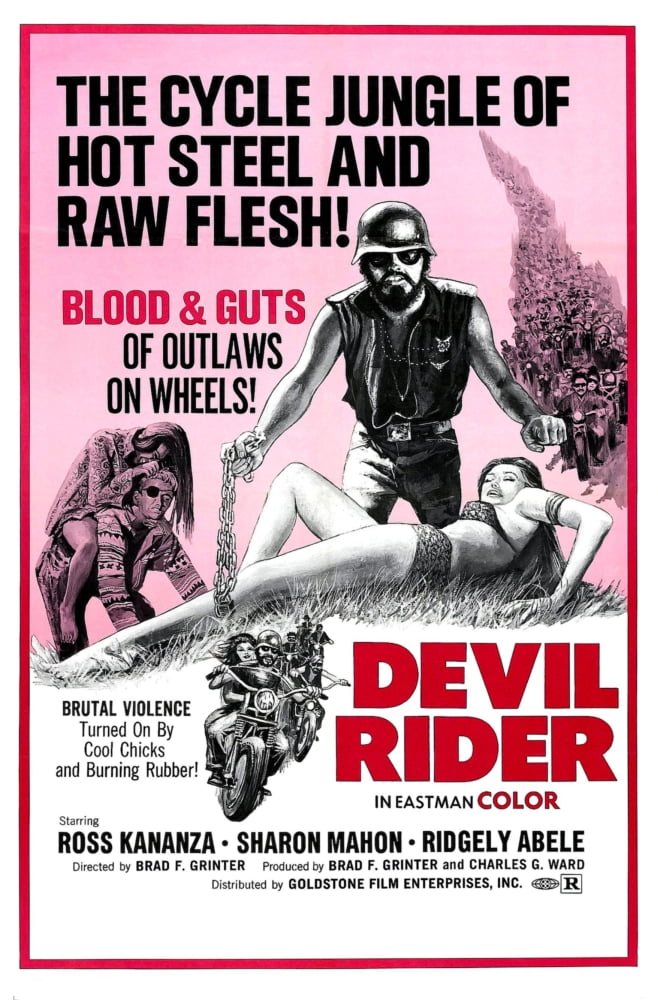 Devil Rider Canvas Art - (11 x 17)