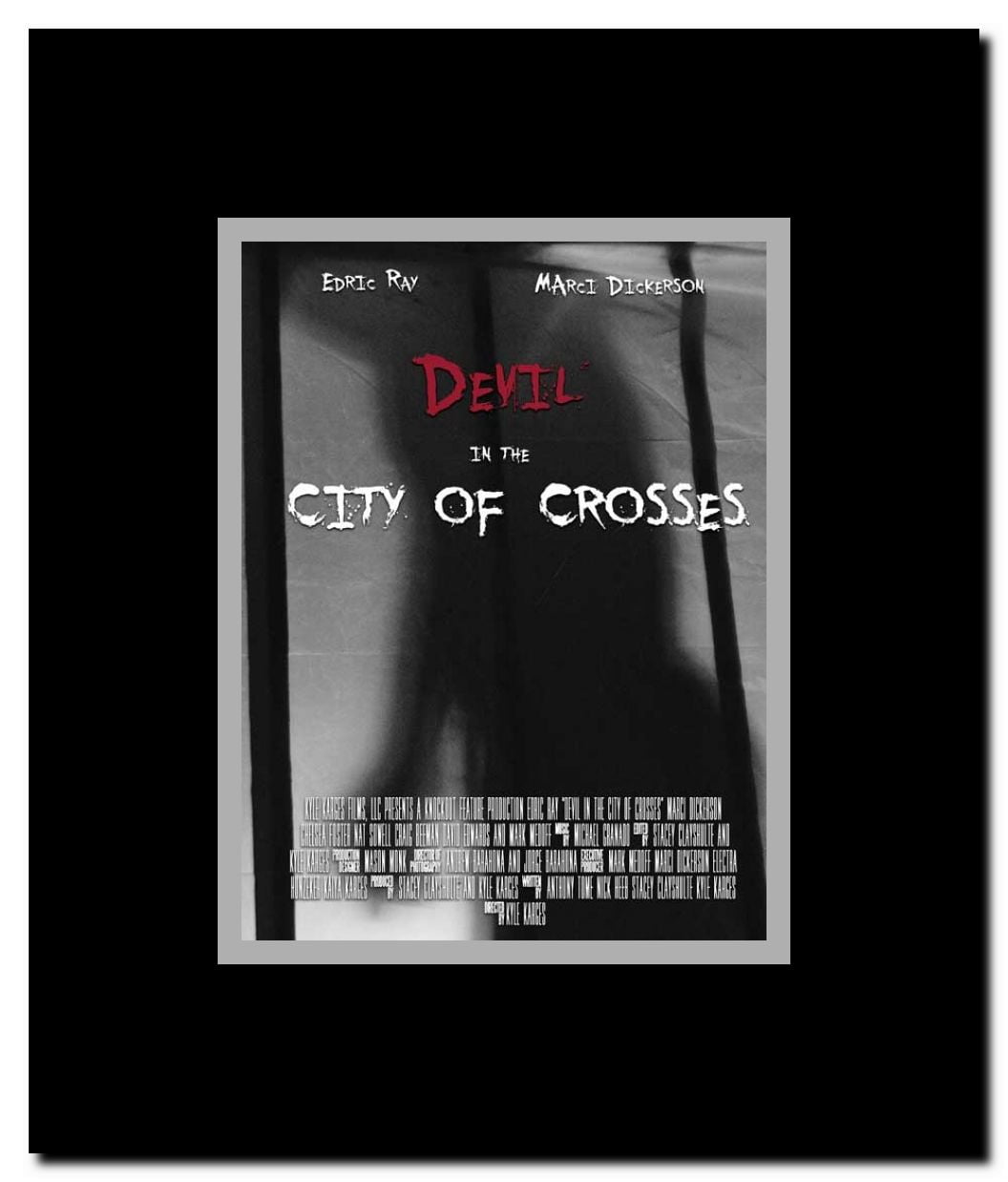 Devil in the City of Crosses Framed Movie Poster