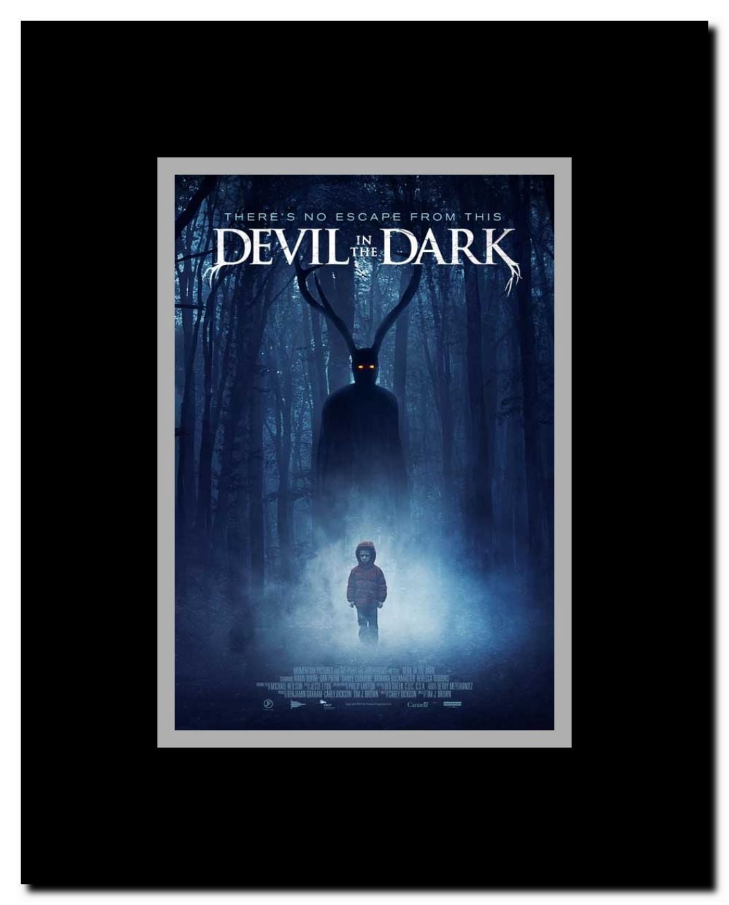 Devil in the Dark Framed Movie Poster