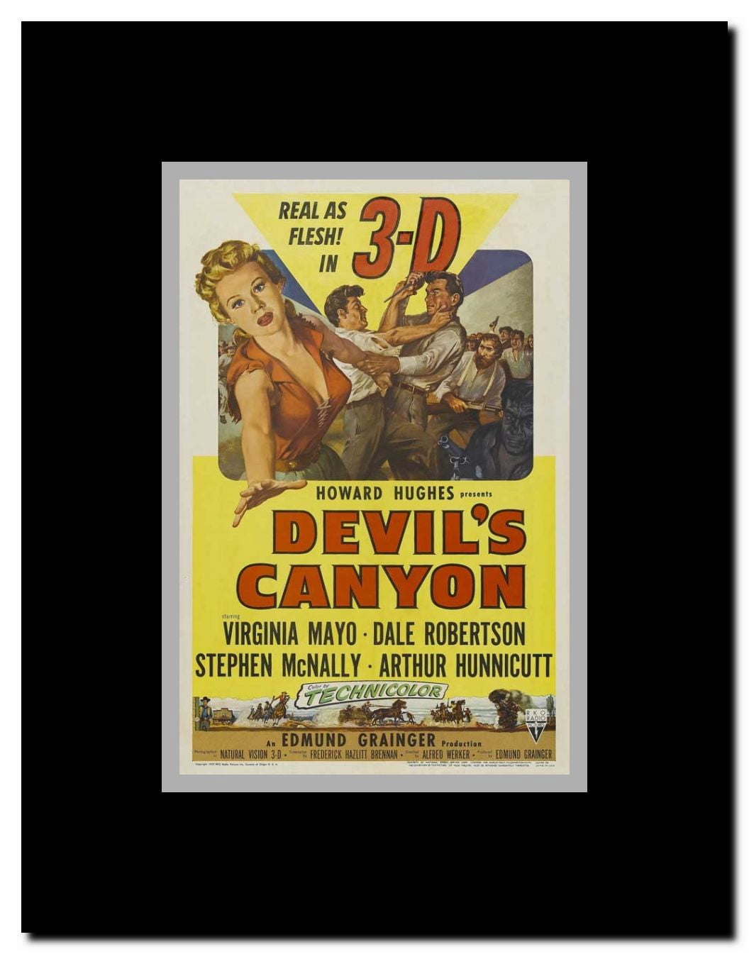 Devil's Canyon Framed Movie Poster