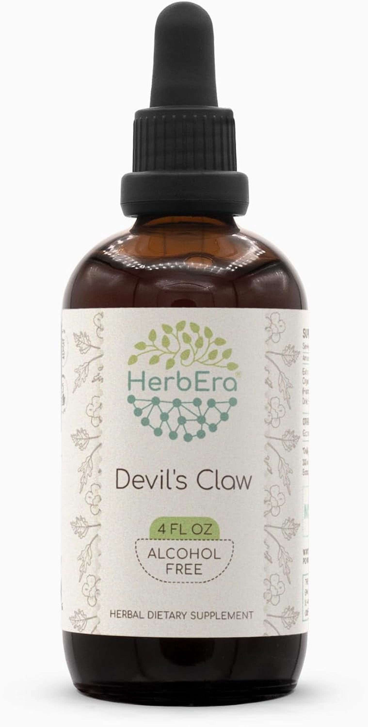 Devil's Claw B120 AlcoholFree Herbal Extract Tincture, Concentrated