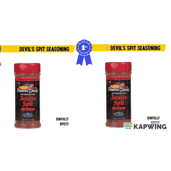 Devil's Spit Seasoning 2 Pack 6 oz