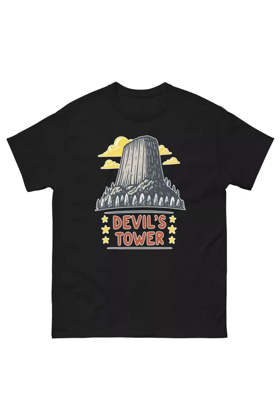 Devil's Tower Attraction Landmark Travel T-Shirt