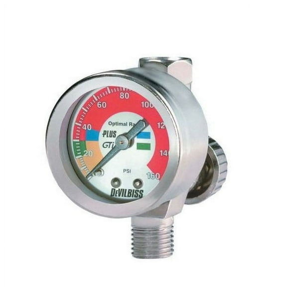 DeVilbiss HAV-511 High Output Air Adjusting Valve with Digital Gauge, 1/4" NPS