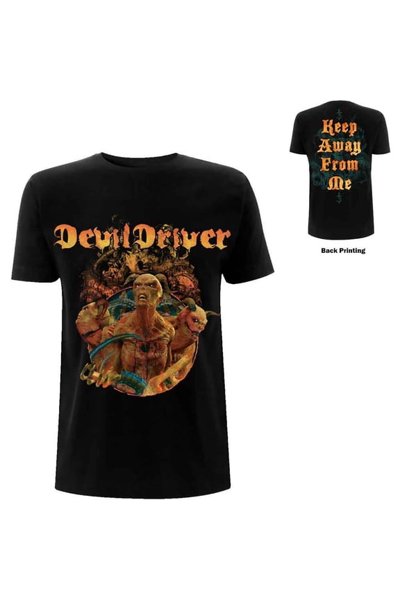 DevilDriver Unisex T-Shirt: Keep Away from Me (Back Print) (X-Large)