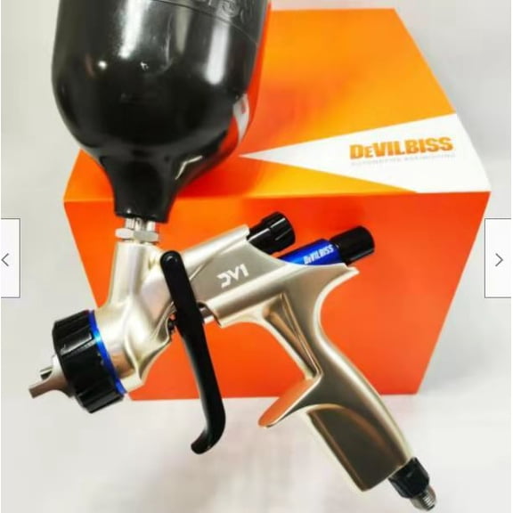 Devilbiss DV1-B+ Basecoat HVLP Plus Gravity Feed spray gun 1.3 mm 600ml shipment for USA