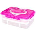 thumbnail image 1 of Deviled Egg Carrier, Aetherz Ortable Large Capacity Double-Layers Egg Storage Container Holds 24 Eggs Shatter-Proof Non-Slip Eggs Holder with Handle, 1 of 5