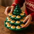 thumbnail image 1 of Deviled Egg Christmas Tree, Creative Christmas Tree Deviled Egg Holder, Reusable Deviled Egg Containers Tray with Lid, Xmas Tree Deviled Egg Plates Holders for Holiday Farmhouse Kitchen, 1 of 9