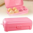 thumbnail image 1 of Deviled Egg Containers with Lid, Shockproof 8 Grid Egg Container Clear Portable Egg Tray with Lid Plastic Egg Carrier for Refrigerator, Egg Storage Case for Camping Picnic Travel, 7.87x3.94x2.76", 1 of 8