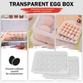 thumbnail image 1 of Deviled Egg Containers With Lid - Portable Storage Carrier Egg Holder,Stackable Plastic Egg Tray,Keep Fresh - Kitchen,Fridge, 1 of 9