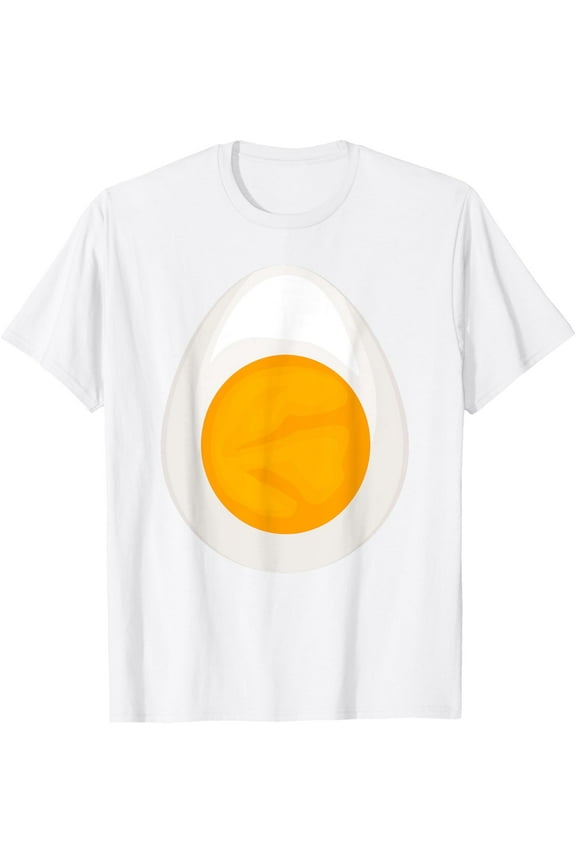 Deviled Egg Costume Halloween Food Lover T-ShirtMen's and women's pure cotton short-sleeved shirts