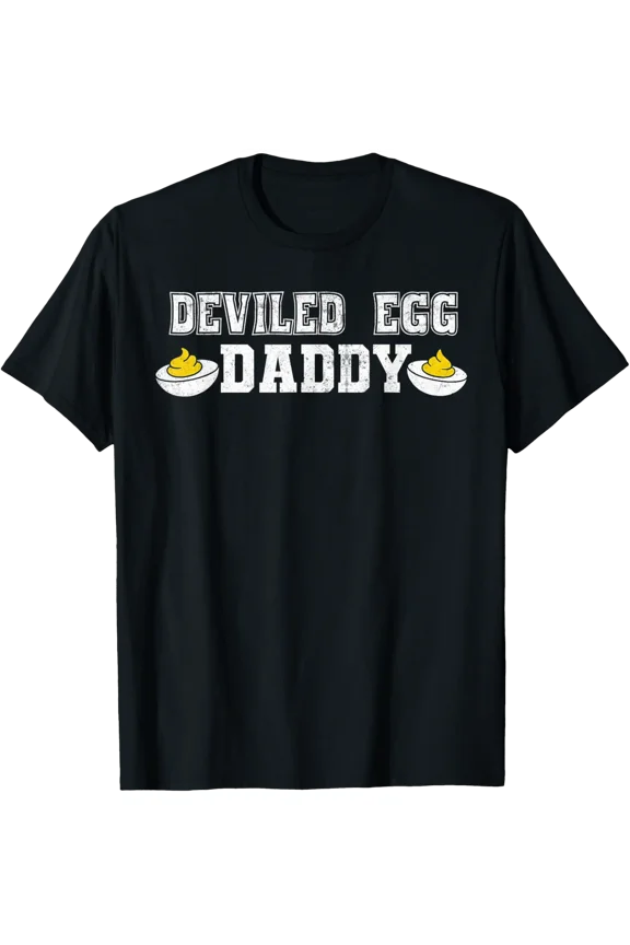 Deviled Egg Daddy Retro Thanksgiving T-Shirt All Size S-5XL