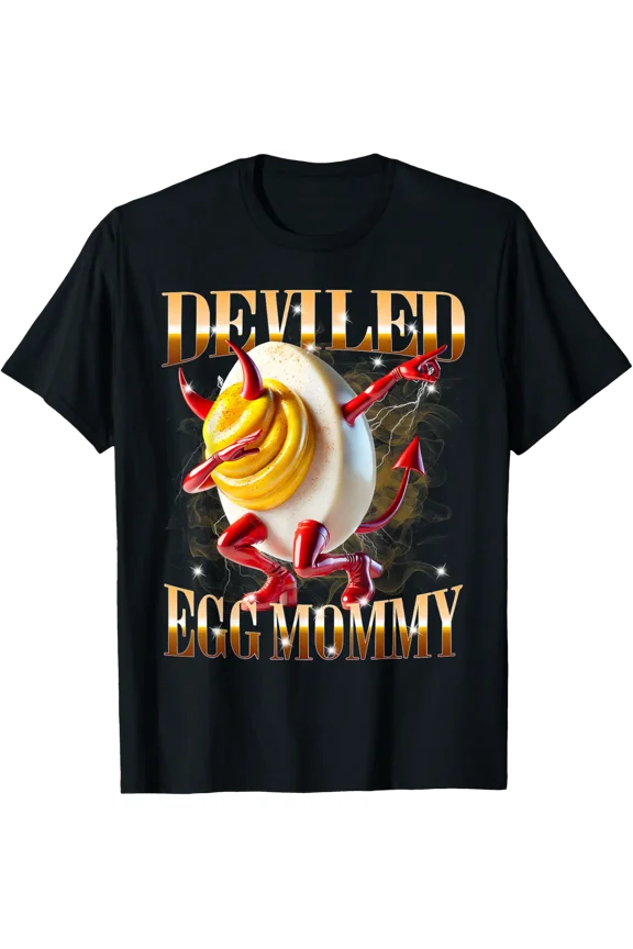 Deviled Egg Food Dab Design T-Shirt All Size S-5XL