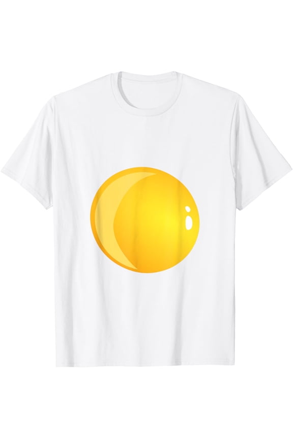Deviled Egg Fried Egg Halloween Costume T-shirt T-ShirtMen and women, White T-shirt, size: Extra large