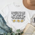 thumbnail image 1 of Deviled Eggs Funny T-Shirt, Thanksgiving Friendsgiving Foodie Tee, 1 of 10