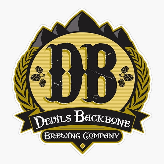 Devils Backbone Dark Mountain Quote Sticker