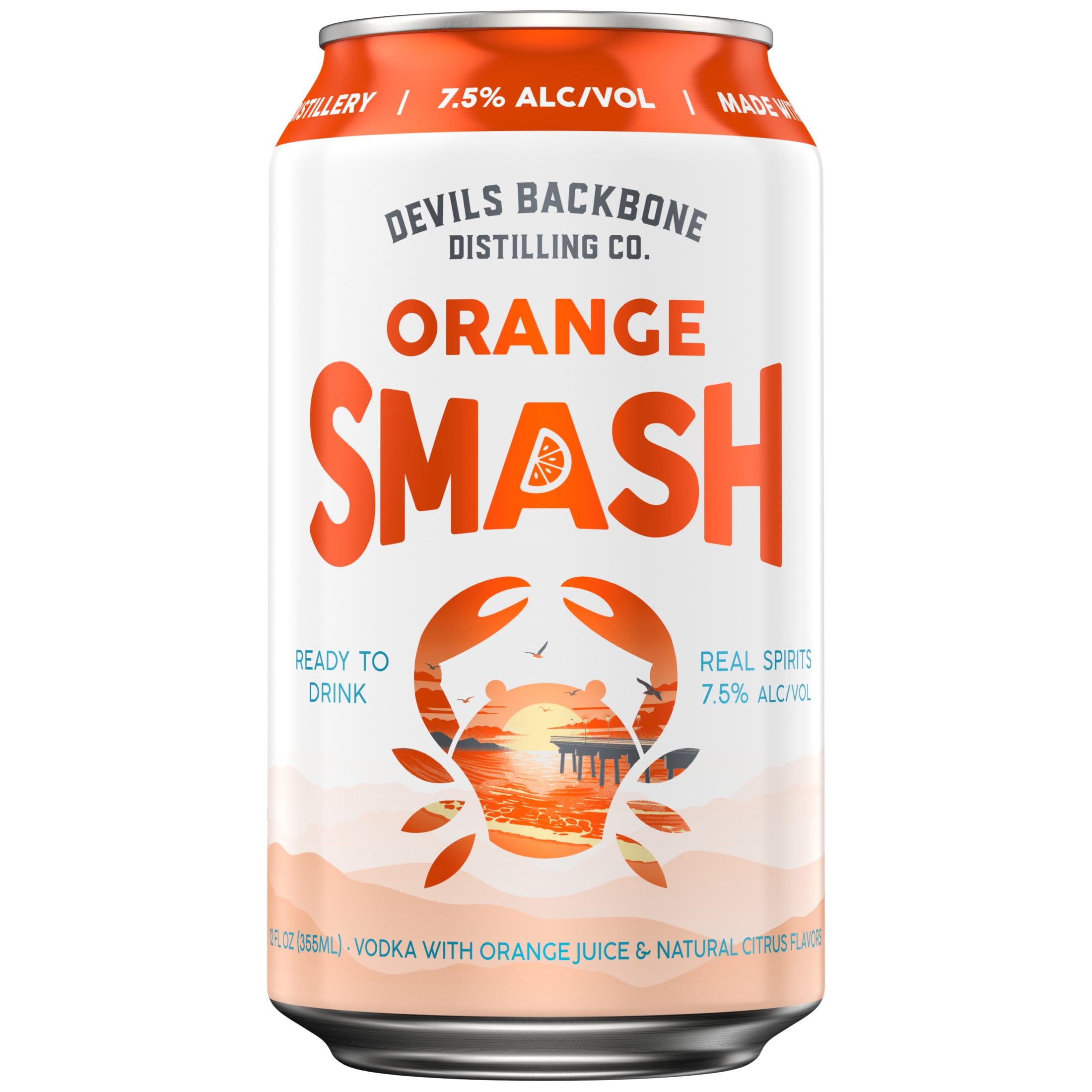 Devils Backbone Distilling Company Orange Smash, 8 pack 12 Fl Oz ...