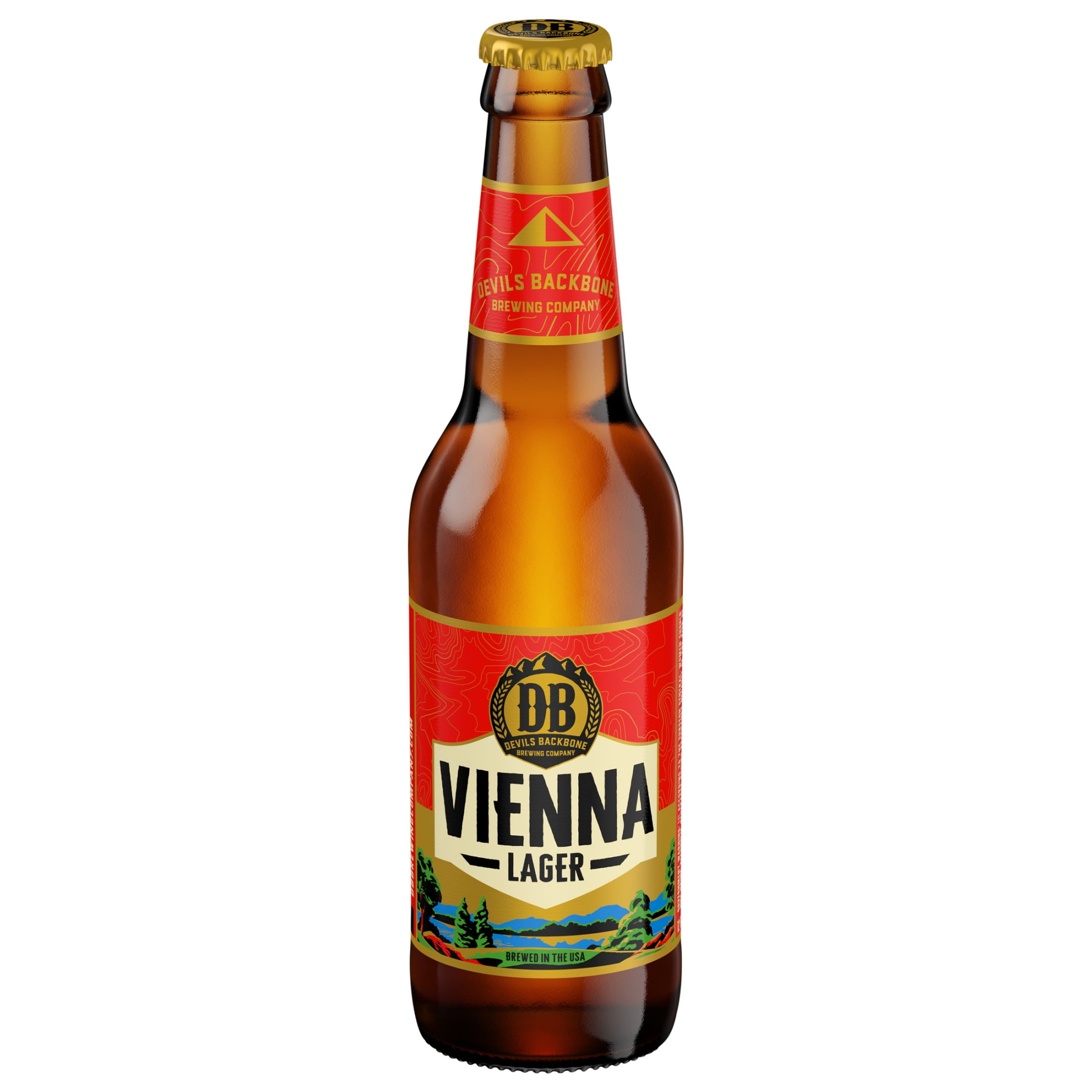 Devils Backbone Vienna Lager Craft Beer, Vienna Lager, 6 pack, 12 fl oz 