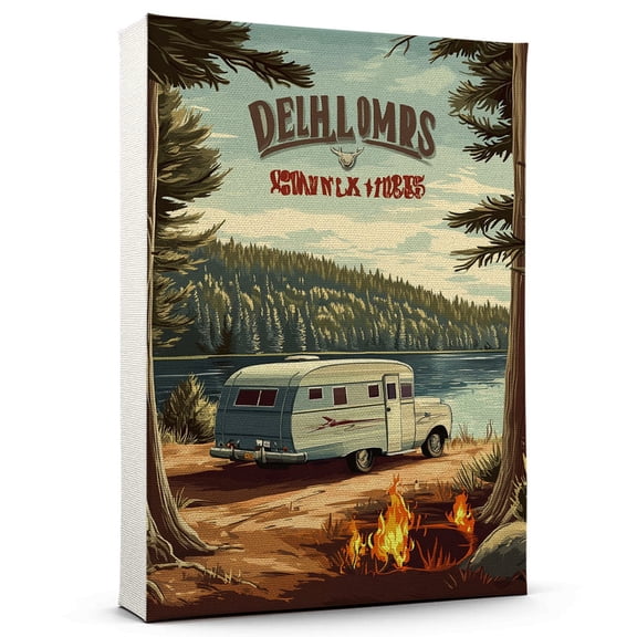 Devils Lake Travel Canvas, Wisconsin Canvas Print,Devils Lake Canvas Wall Art,Wisconsin Travel Wall Art, Travel Print, Travel Gift -103AZ387