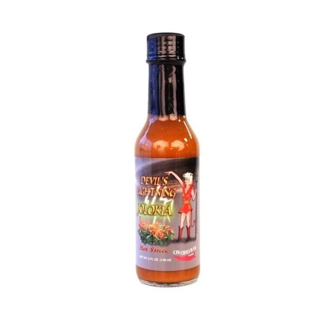 Devils Lightning Bhut Jolokia Hot Sauce - Case of 12