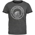 thumbnail image 1 of Devils Tower National Monument Mens Ringer T Shirt Dark Heather-Black X-LG, 1 of 1