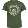 thumbnail image 1 of Devils Tower National Monument Mens T Shirt Military Green LG, 1 of 1