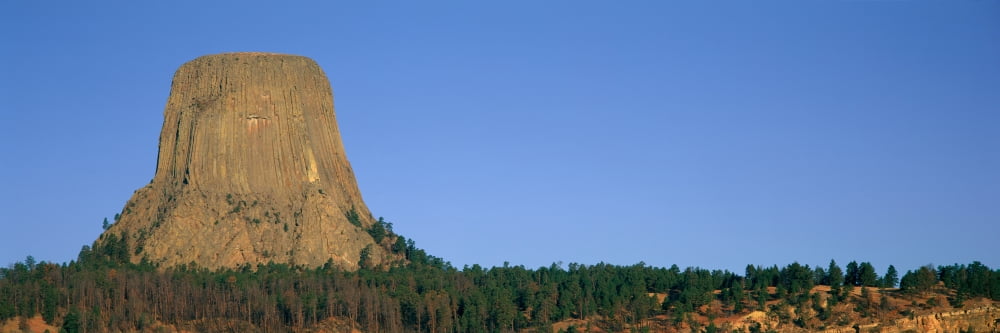 Devils Tower National Monument Wyoming Canvas Art - Panoramic Images (36 x 12)