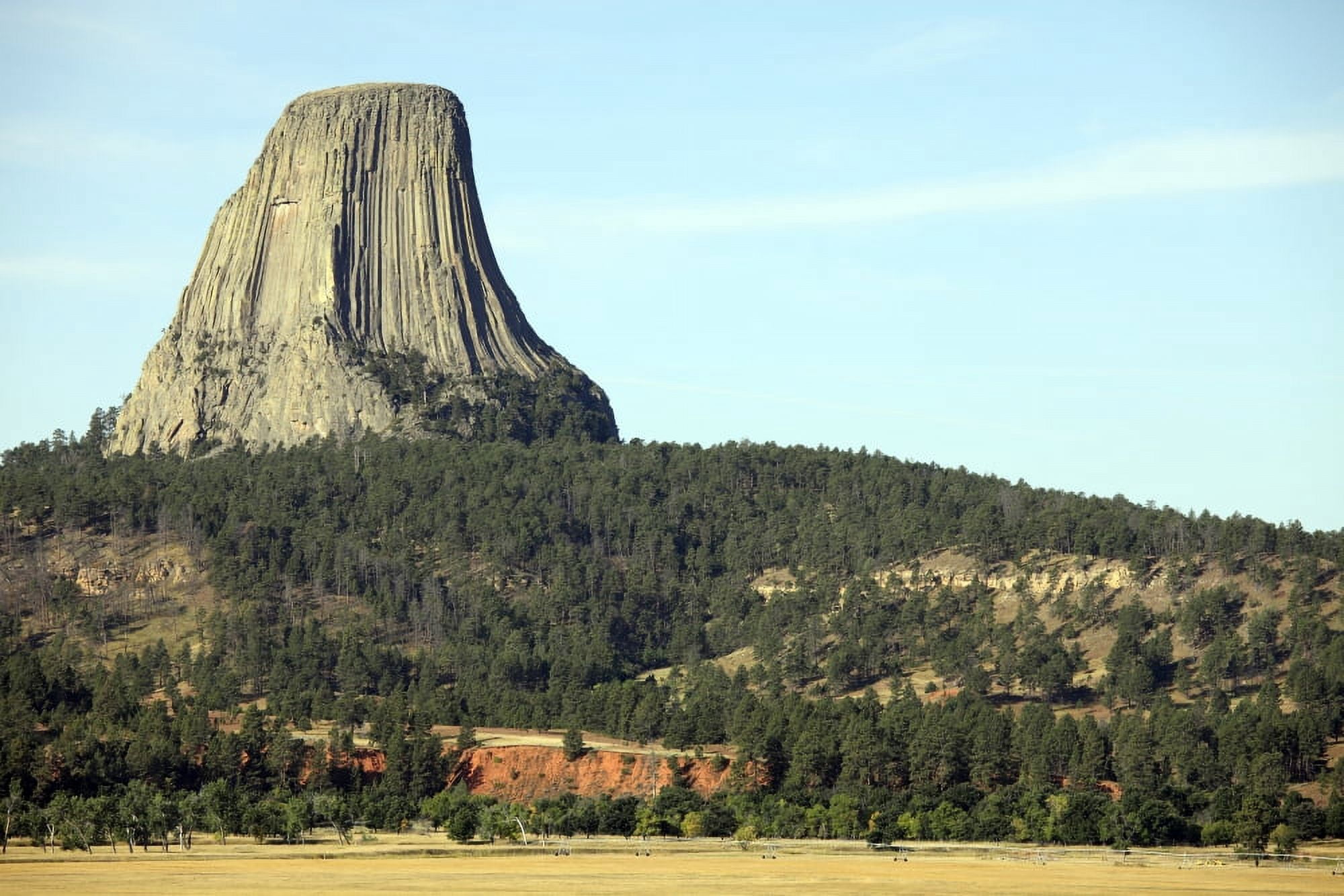 Devils Tower National Monument Wyoming Canvas Art - Richard RoscoeStocktrek Images (18 x 12)