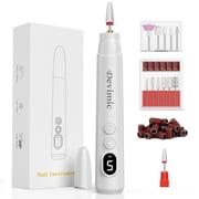 Devimic Electric Nail Drill Kit, Professional Cordless Nail Drill Nail File Manicure for Acrylic Gel Dip Powder Nails
