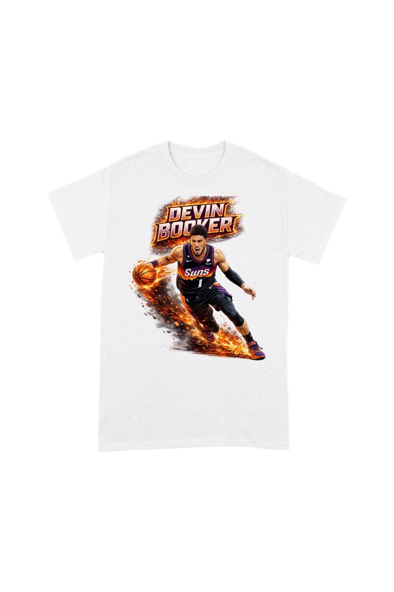 Devin Booker Cartoon Style Unisex Standard T-Shirt