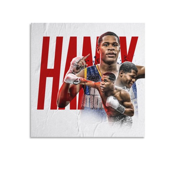 Devin Haney Poster Boxing Picture Canvas Poster Canvas Wall Art Poster Decorative Bedroom Modern Home Print Picture Artworks Posters 16x16inch(40x40cm)