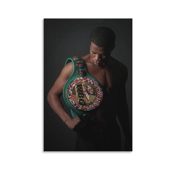 Devin Haney Poster Boxing Picture Canvas Poster Room Aesthetic Poster Print Art Wall Painting Canvas Posters Gifts Modern Bedroom Decor 24x36inch(60x90cm)