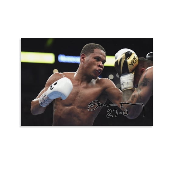 Devin Haney Poster Boxing Picture Canvas Poster Signed Poster Poster Cool Artworks Painting Wall Art Canvas Prints Hanging Picture Home Decor Posters Gift 20x30inch(50x75cm)