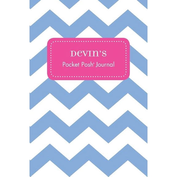 Devin's Pocket Posh Journal, Chevron, (Paperback)