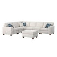 thumbnail image 1 of Devion Furniture 7-Piece Upholstered Modern Chenille Sectional in Beige, 1 of 8
