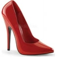 thumbnail image 1 of Devious DOMINA-420 - 6" Classic Pump-Red Pat-11, 1 of 2