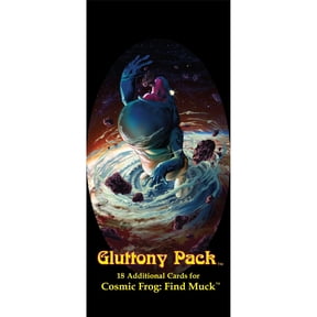 Devious Weasel Games: Cosmic Frog: Gluttony Pack - Expansion To Find Muck, Includes 18 New Cards, Strategy Board Game, Collection-Combat-Theft
